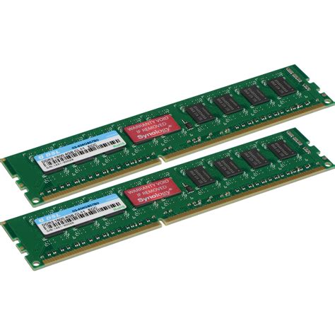 Synology 2 x 4GB DDR3 RAM Module (8GB DDR3-1600 Unbuffered SO-DIMM) for: DS1517+; DS1817+ RS1219+ RS818RP+; RS818+